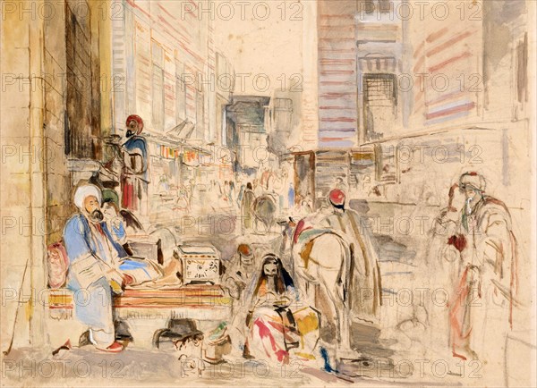 Study for the Street and Mosque of the Ghoreyah