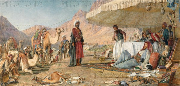 A Caravan Camp in the Desert of Mount Sinai