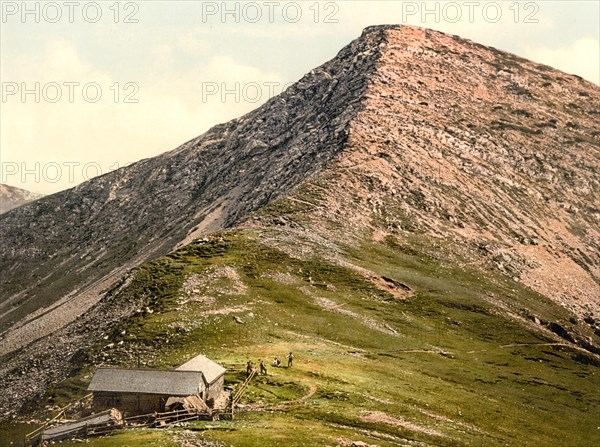 The mountain Krottenkopf in the Allgäu Alps