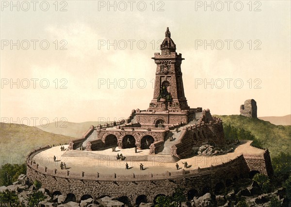 Kyffhäuser Monument in the Harz Mountains in Thuringia