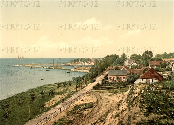 Baltic Sea resort Laboe in the Kiel Fjord