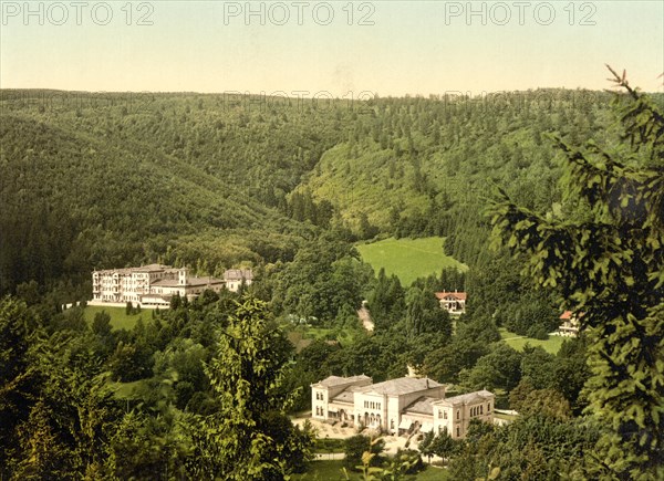 Harzburg and Harzburghof in the Harz Mountains