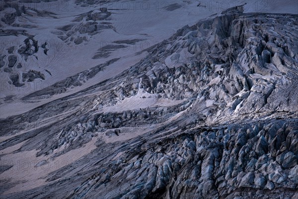 Glacier recession in the Austrian Alps