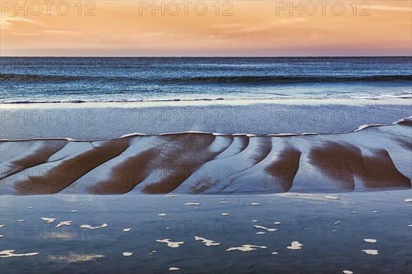 Evening sky at the North Sea