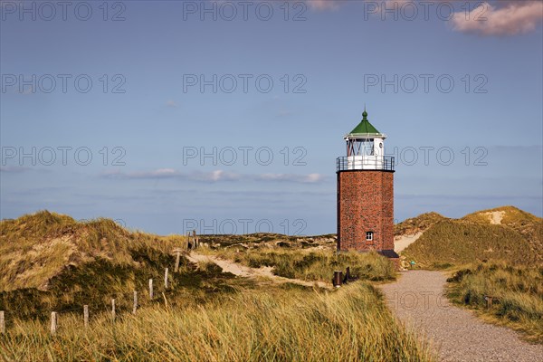 Red Cliff cross light in the evening light