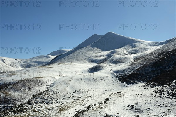 The Monts Dore in winter