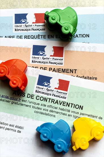 Contravention notice France