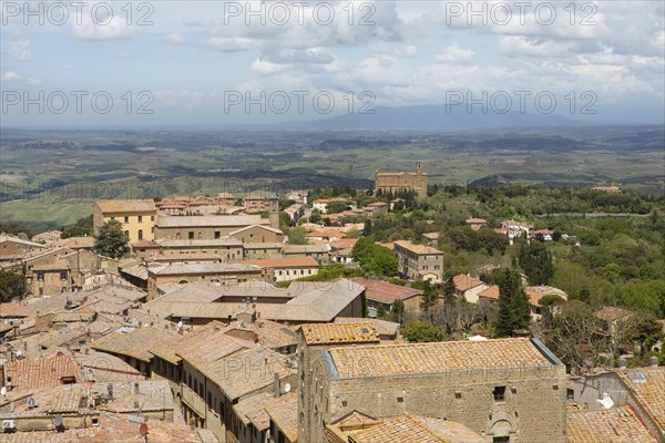 View of the roofs of Volterra