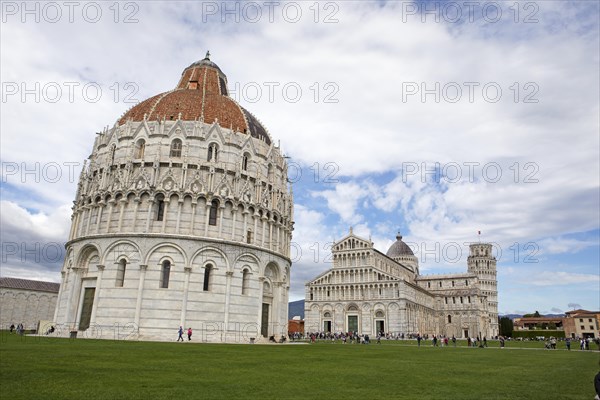 Baptistery and Cathedral and Leaning Tower