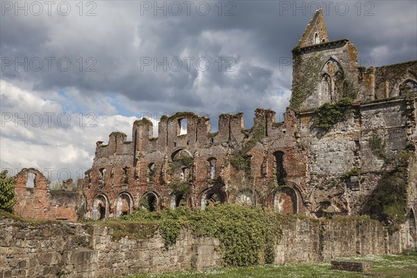 Ruins of the former abbey of Aulne