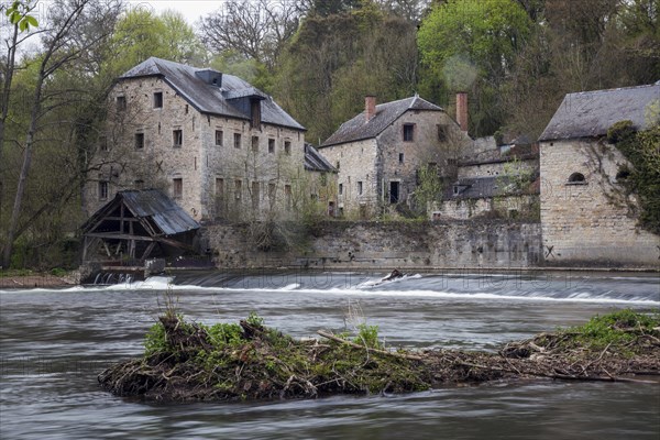 Old mill on the river Lesse near Château de Walzin