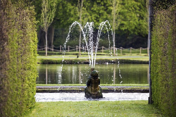 Water feature in the Annevoie Castle Garden
