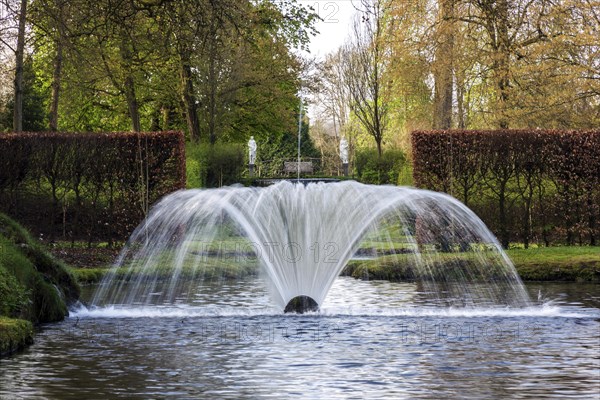 Water feature in the Annevoie Castle Garden