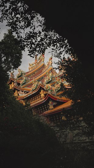 Chinese style temple in Taiwan