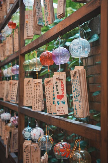 Japanese wind chime decoration for praying good luck