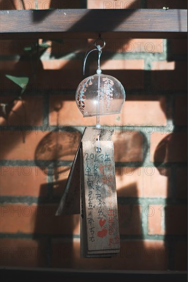 Japanese wind chime decoration for praying good luck