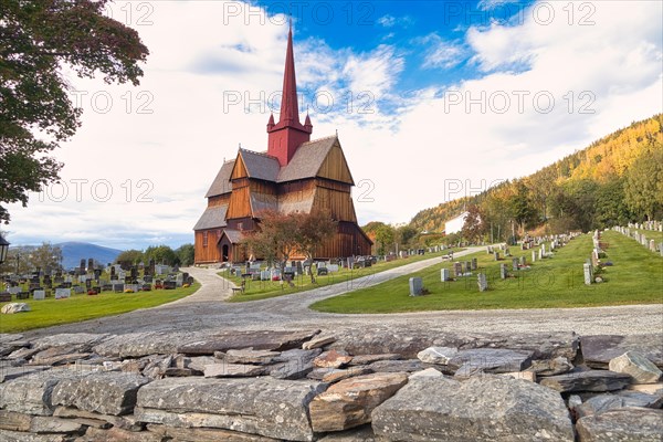 Ringebu Stave Church in Gudbransdalen