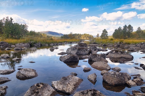 River Landscape in Rondane National Park