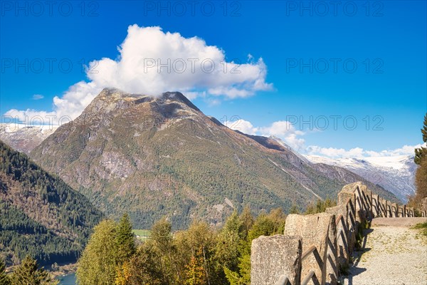 Mountains by the Aurlandsfjord