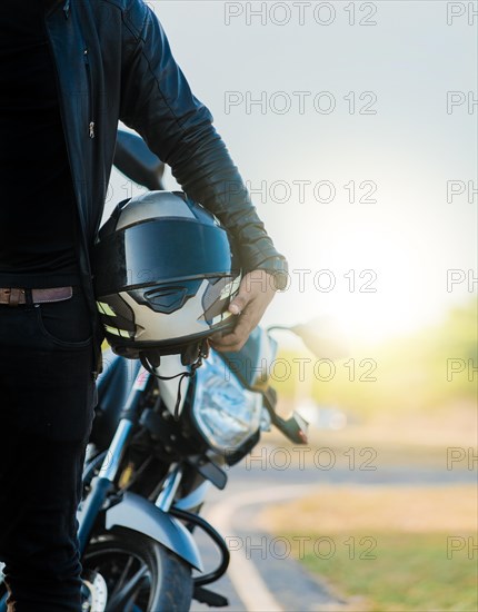 Motorcycle safety helmet concept