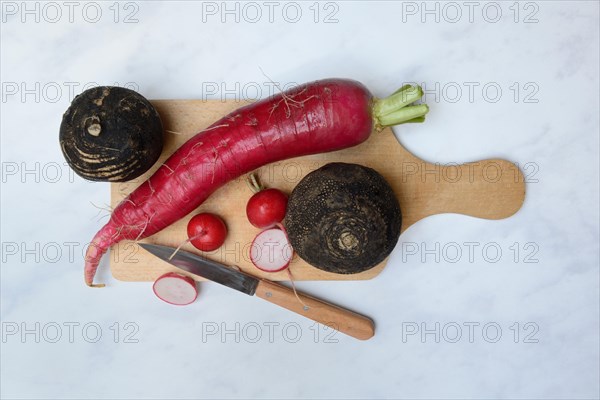 Red and black radish