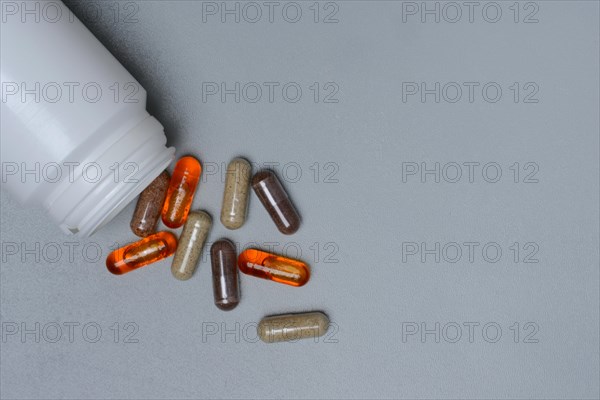 Capsules with food supplements