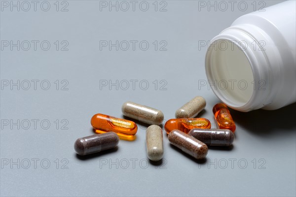 Capsules with food supplements