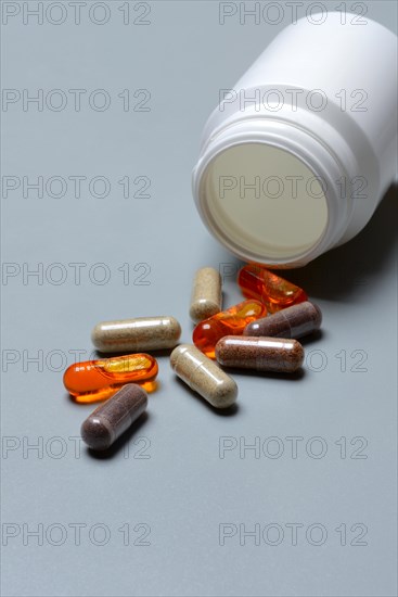 Capsules with food supplements