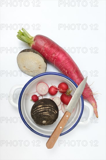 Red and black radish