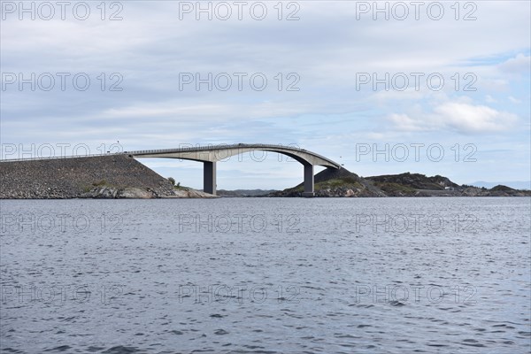 The Storseisund Bridge of the Atlantic Road in Norway