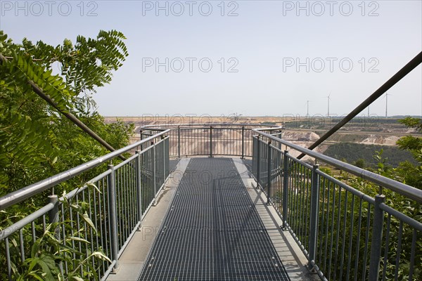 Viewpoint at Garzweiler opencast lignite mine