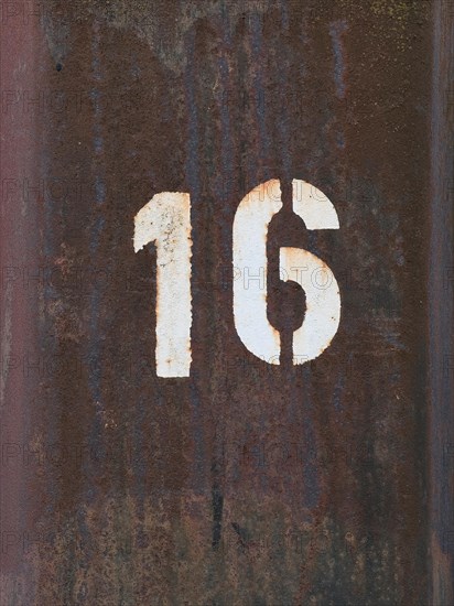 Vintage number 16