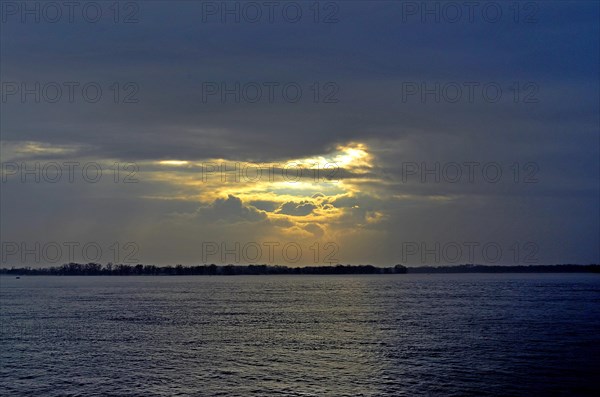 Storm over the river