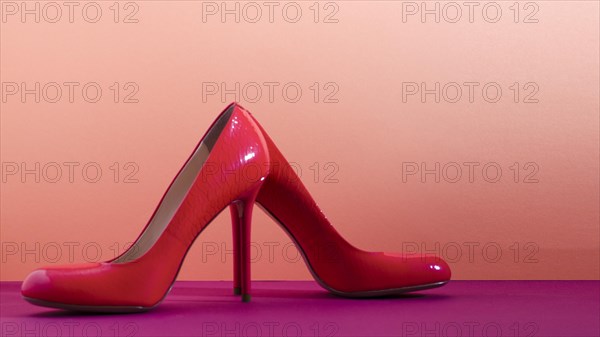 Elegant classic shoes close-up