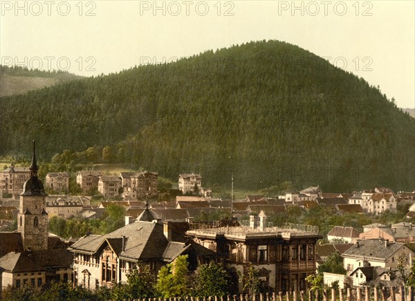 Friedrichrhoda and Mount Gottlob in Thuringia