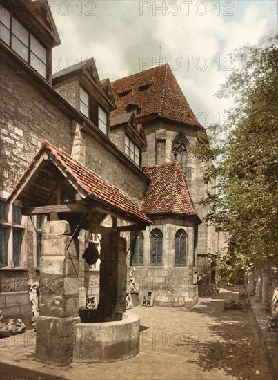 The Cloister Courtyard in the Germanic Museum in Nuremberg