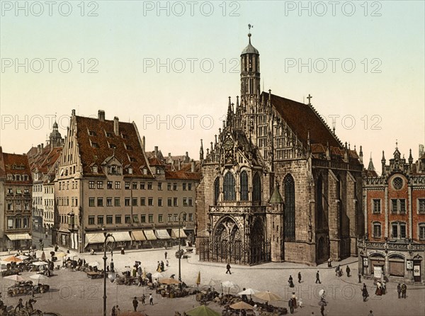 Market Square and Church of Our Lady in Nuremberg