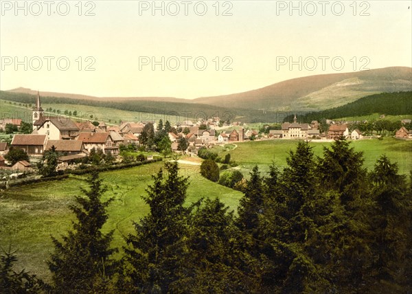 Town of Braunlage in the Harz Mountains