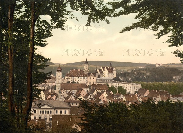 The town of Sigmaringen in Baden-Württemberg