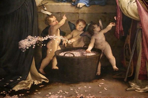 Detail from the Madonna of the Rosary