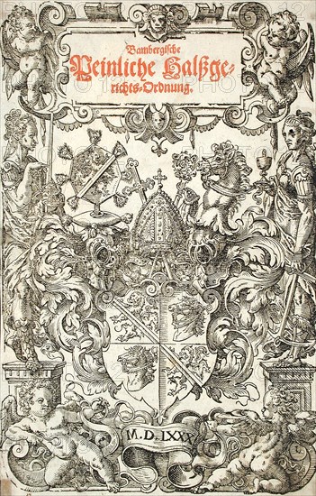Cover picture of Die Bambergische Peinliche Halsgerichtsordnung