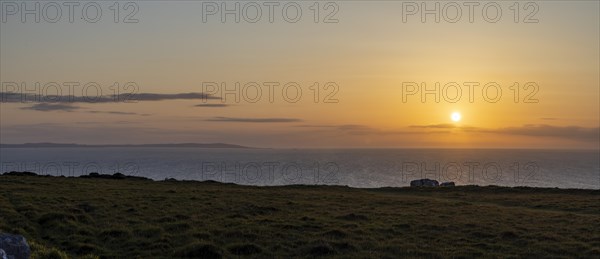 Sunset by the sea