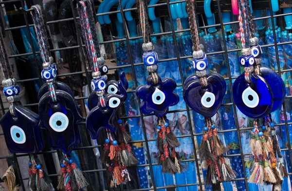 Evil eye bead as Amulet souvenir from Turkey