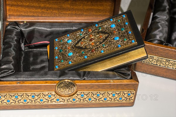 Holy Book Quran with decorative cover and box