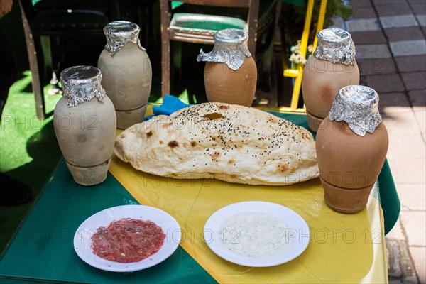 Traditional Turkish style made bread loaf