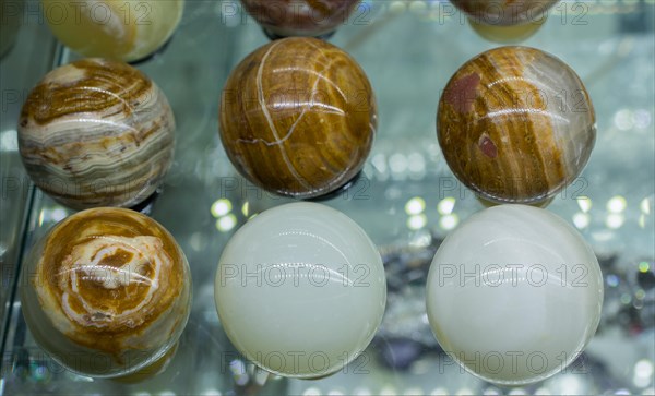 Plenty of marbles in the form of an egg