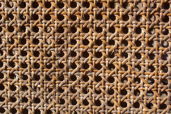 Pattern nature background of handicraft weave texture wicker surface