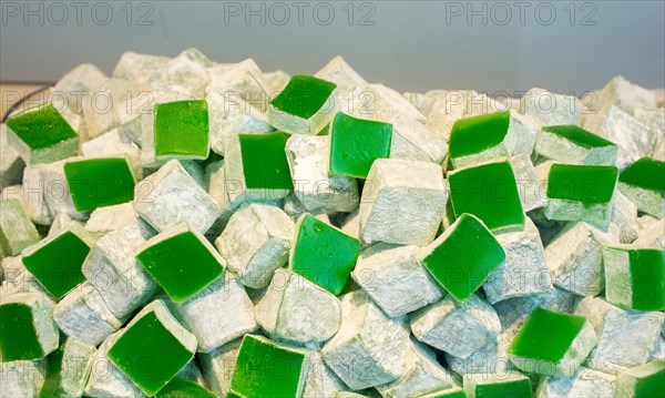 Turkish delight sweets made in Traditional style