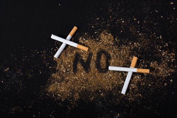 World No Tobacco Day poster for say no smoking concept