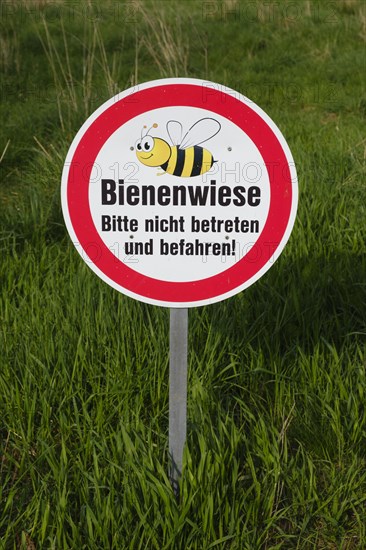 Sign Bienenwiese